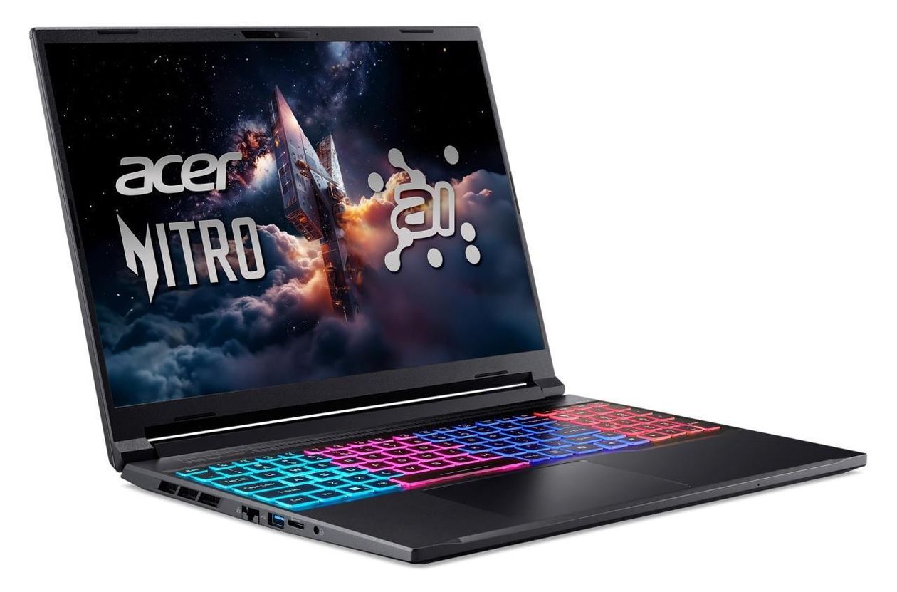 Nitro V AI ANV16S-41-R4CP WQXGA Notebook 40,6 cm (16 Zoll) 2560 x 1600 Pixel 32 GB Ram 1 TB SSD Windows 11 Home AMD Ryzen 7 max. 5,1 GHz NVIDIA GeForce RTX 5060  (Schwarz) 
