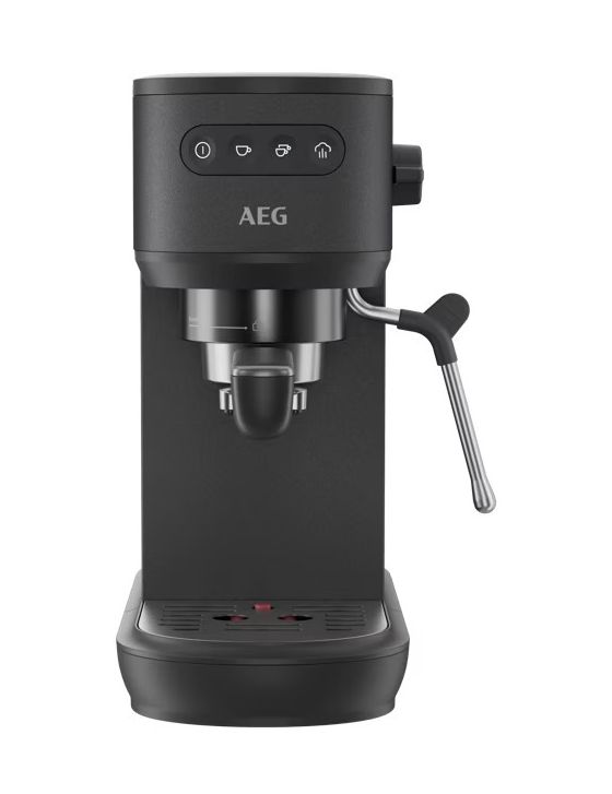 EC7-1-6BO Design Collection Siebträger Kaffeemaschine 1250 W  (Schwarz) 