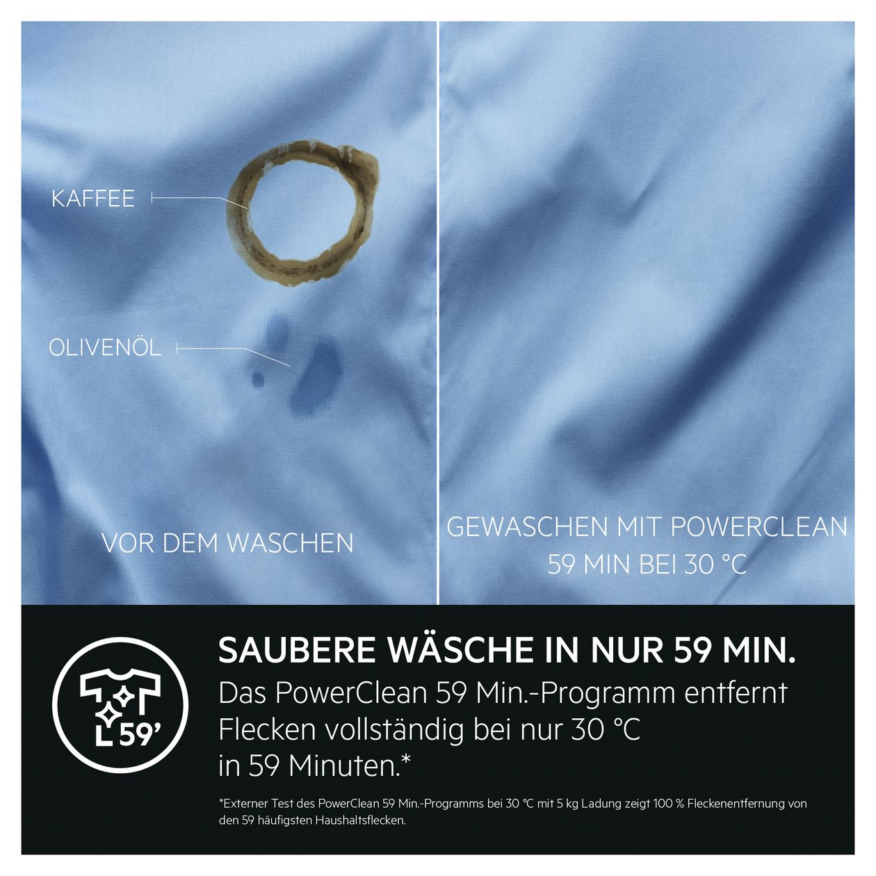 Serie 8000 LR8EW80409 10 kg Frontlader Waschmaschine 1400 U/min aquaStop Funktion 