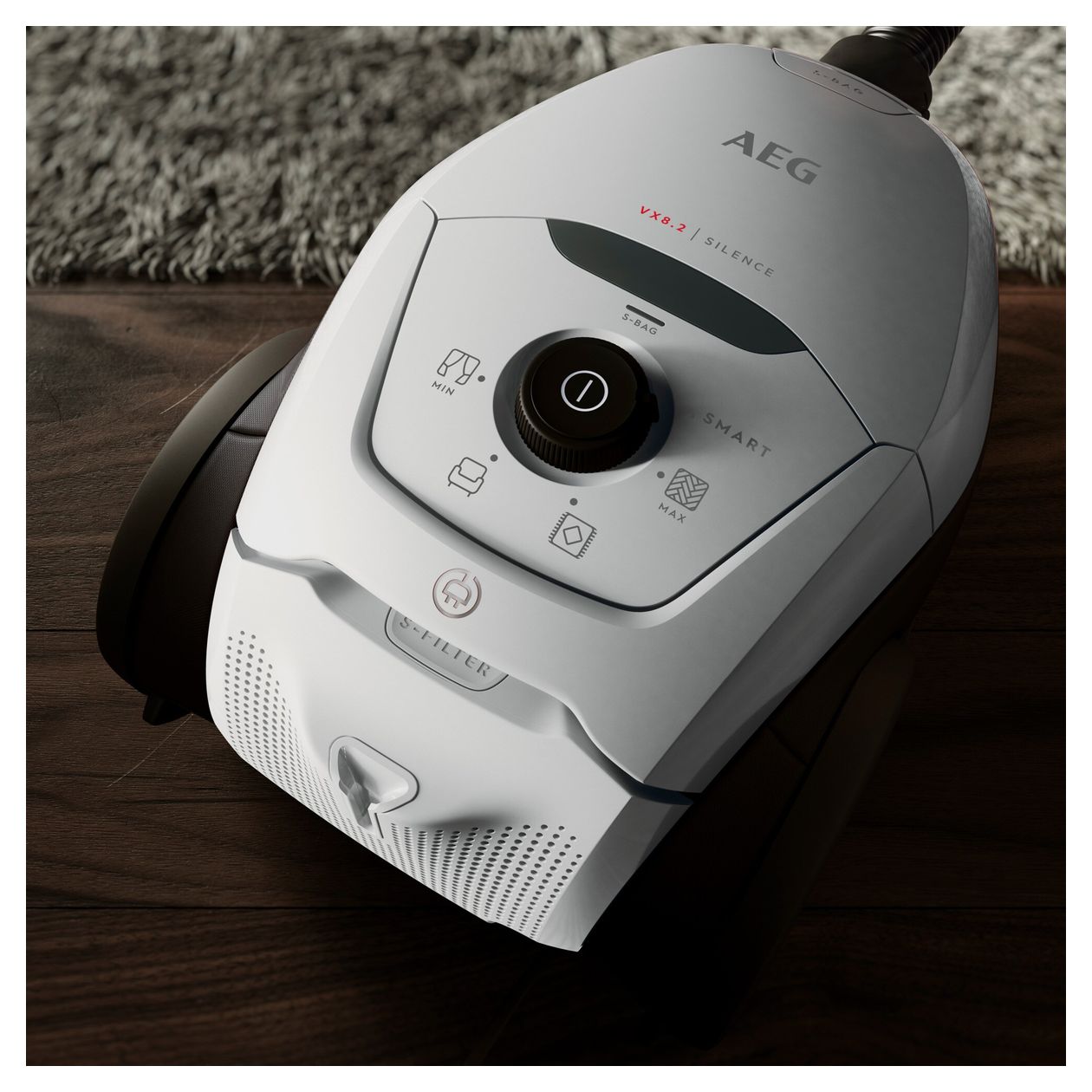VX82-1-2MG Silence Bodenstaubsauger mit Staubbeutel 600 W HEPA  (Grau) 
