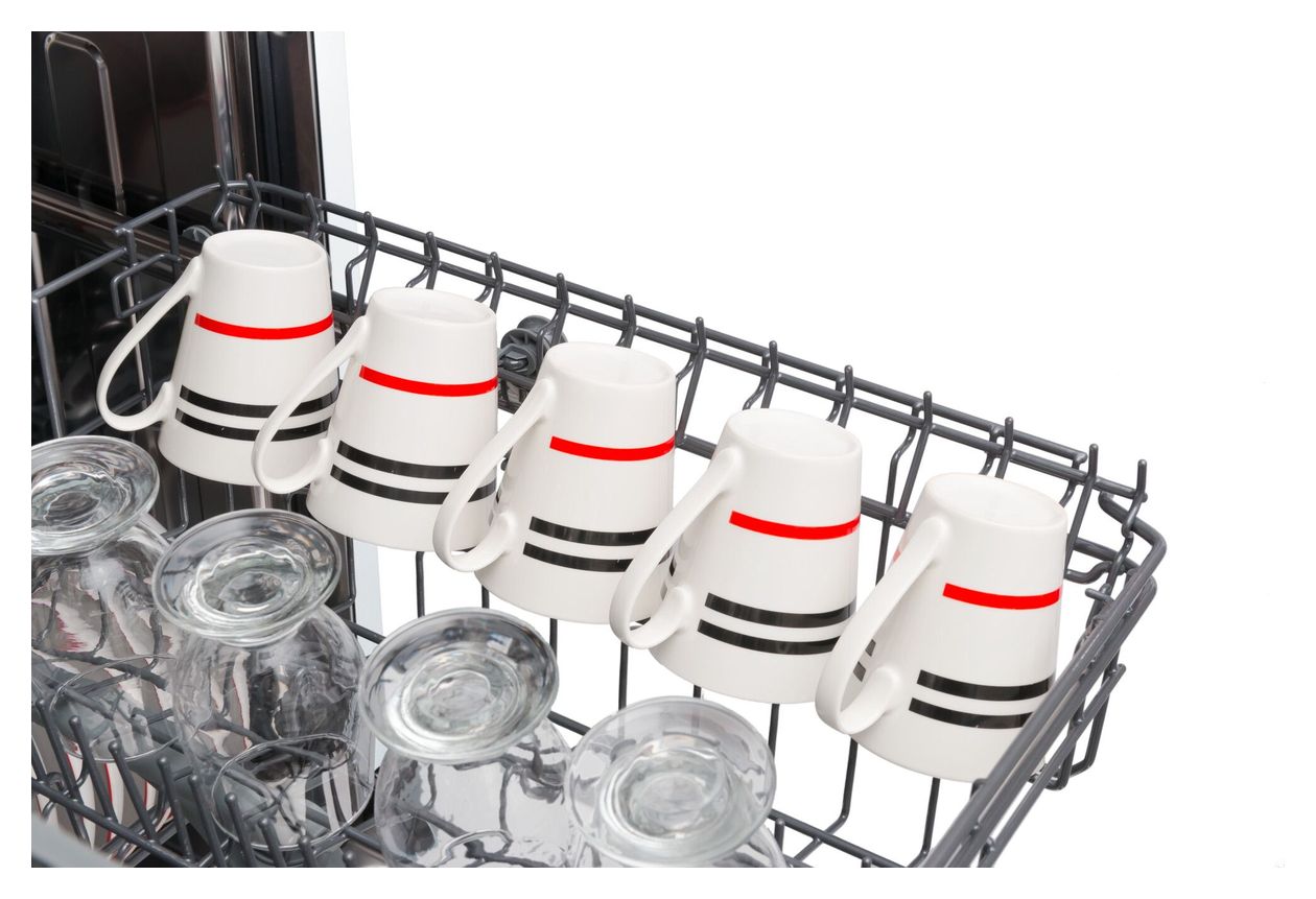 EGSP561000E 45 cm Geschirrspüler teilintegriert (ohne Front) Leise 10 Maßgedecke aquaStop Funktion 