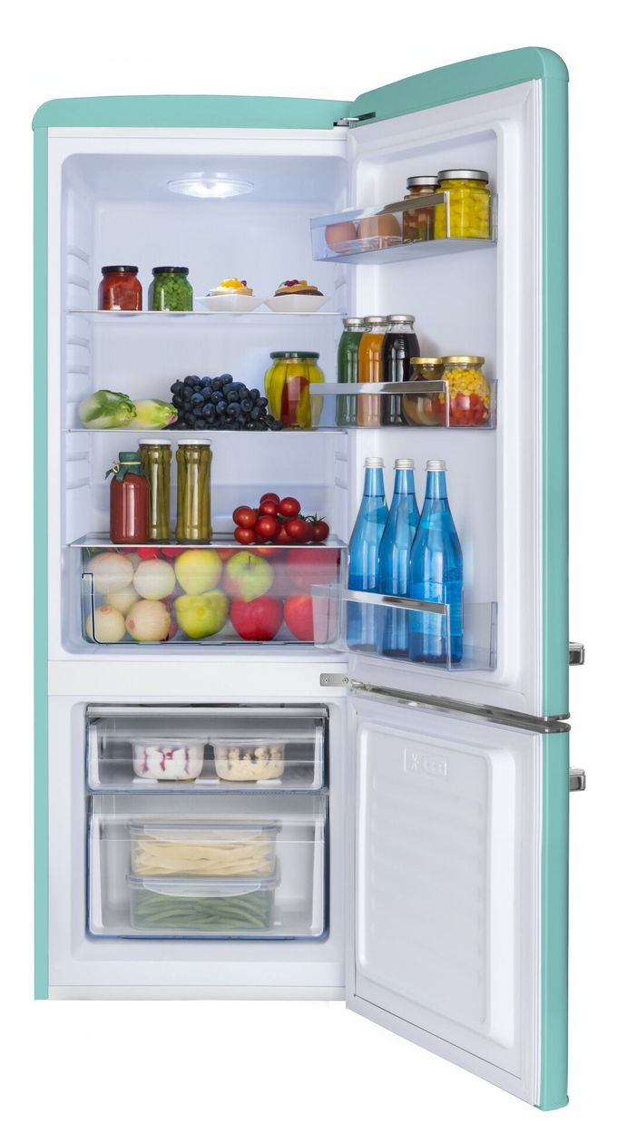 KGCR384150T 147 l / 44 l Kühl-Gefrierkombi freistehend NoFrost 181 kWh Jahr  (Blau) 