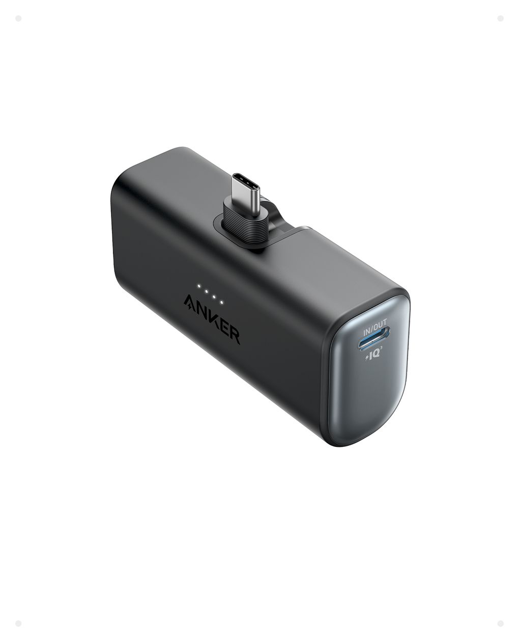 Nano 5000 mAh Powerbank USB Typ-C  (Schwarz) 