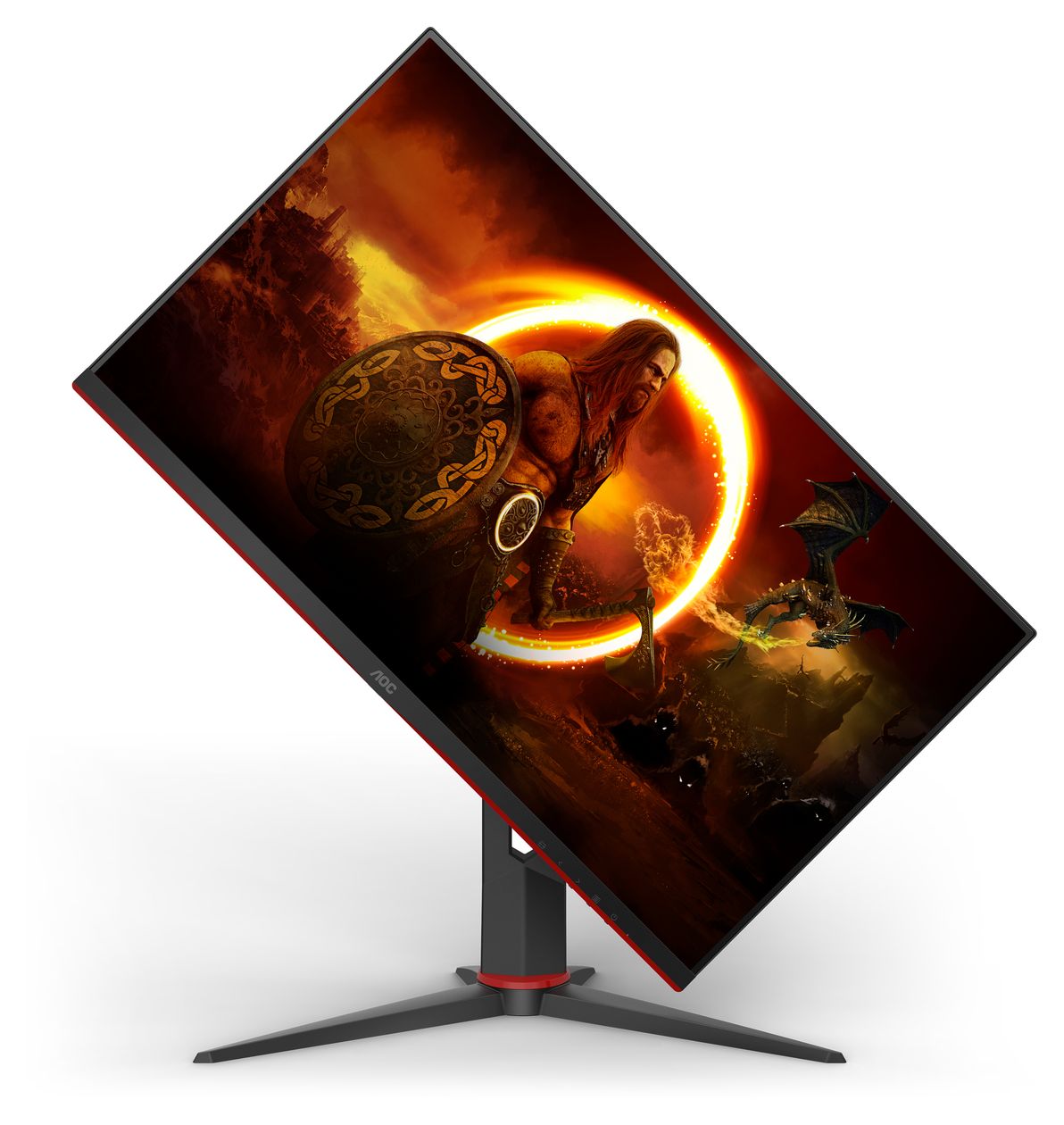 27G2SU/BK Full HD Monitor 68,6 cm (27 Zoll) 16:9 4 ms 350 cd/m²  (Schwarz, Rot) 