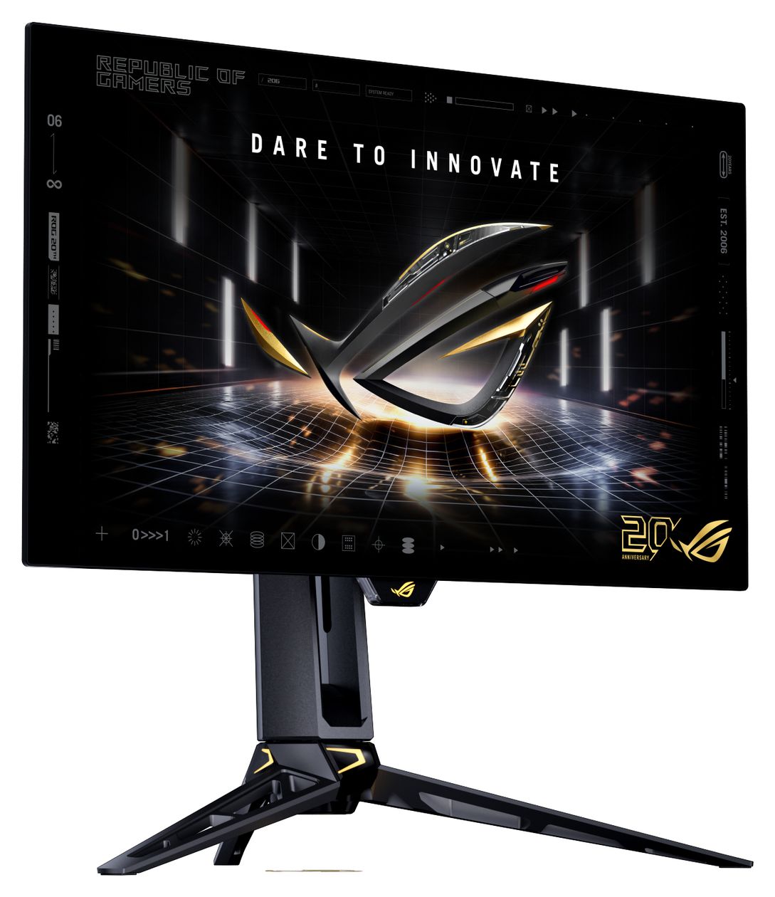 ROG Swift OLED PG27AQWP-G EDITION 20 Quad HD Monitor 67,3 cm (26.5 Zoll) 16:9 0,02 ms  (Schwarz) 