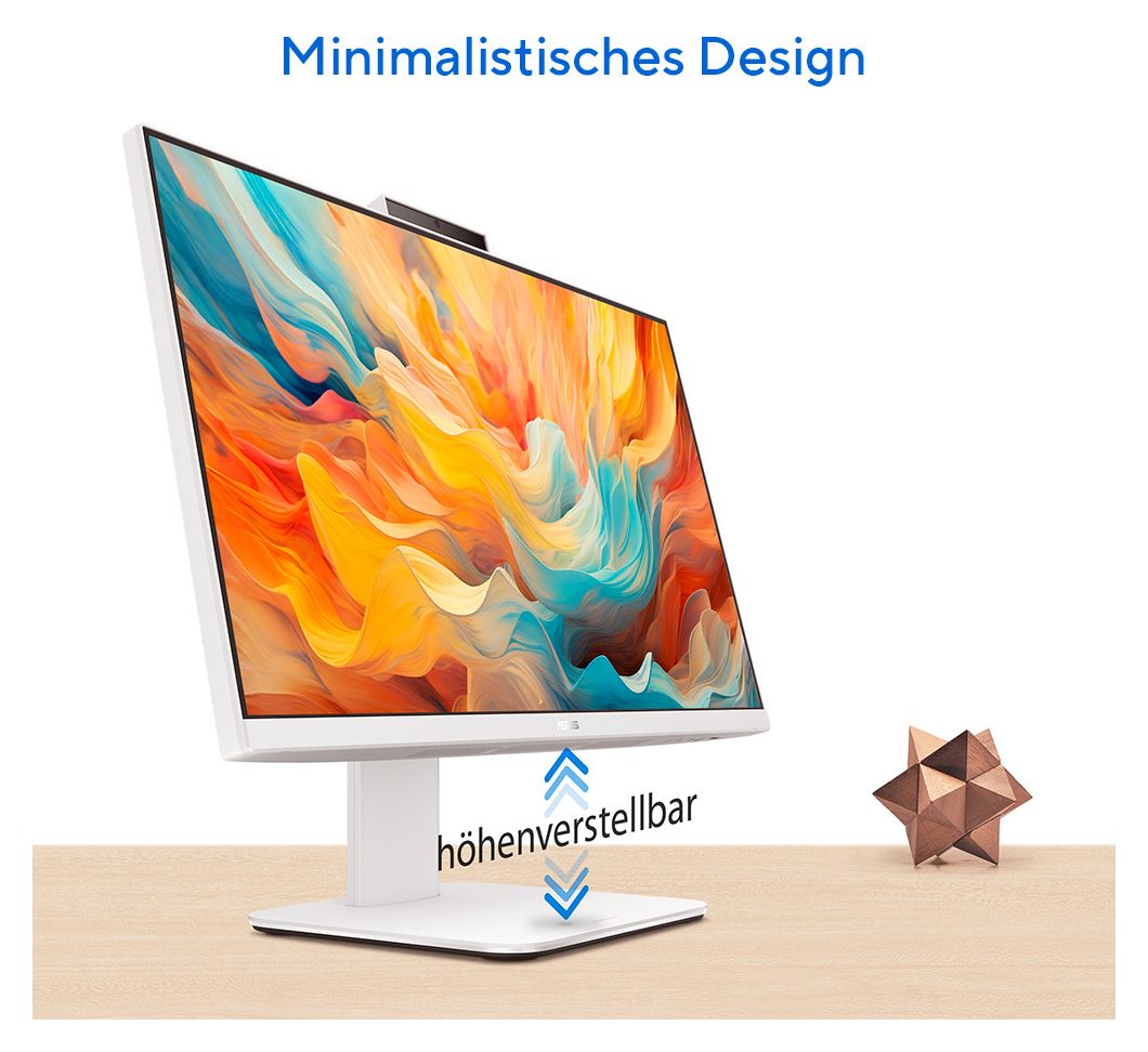 V400 AIO V440VAK-WPC331W All-in-One-PC 60,5 cm (23.8 Zoll) Intel Core 3 8 GB Ram 512 GB SSD Windows 11 Home intern 
