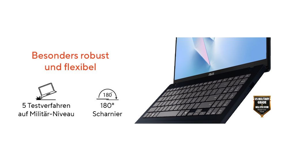 Vivobook M1607KA-MB172W Copilot+ PC WUXGA Notebook 40,6 cm (16 Zoll) 1920 x 1200 Pixel 1 TB SSD Windows 11 Home AMD Ryzen 5 max. 4,5 GHz  (Silber) 