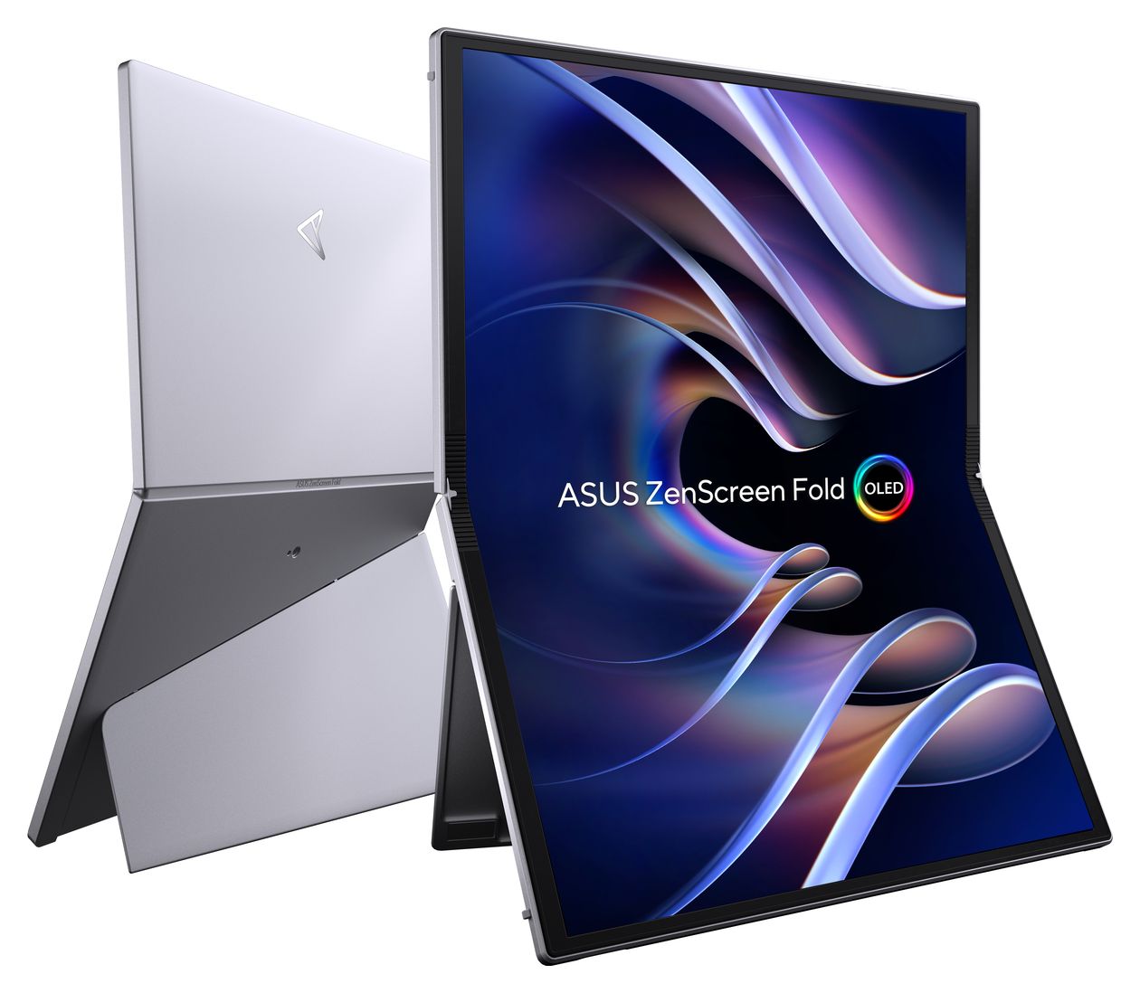 ZenScreen Fold OLED MQ17QH Quad HD Monitor 43,9 cm (17.3 Zoll) 4:3 0,2 ms 350 cd/m²  (Silber) 