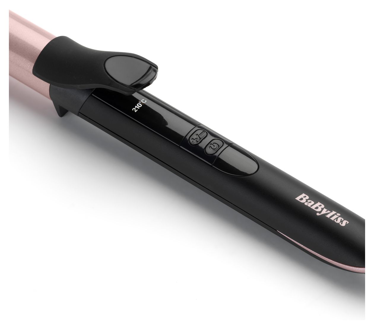 C451E Curling Tong Lockenstab (Schwarz, Rosa-Goldfarben) 