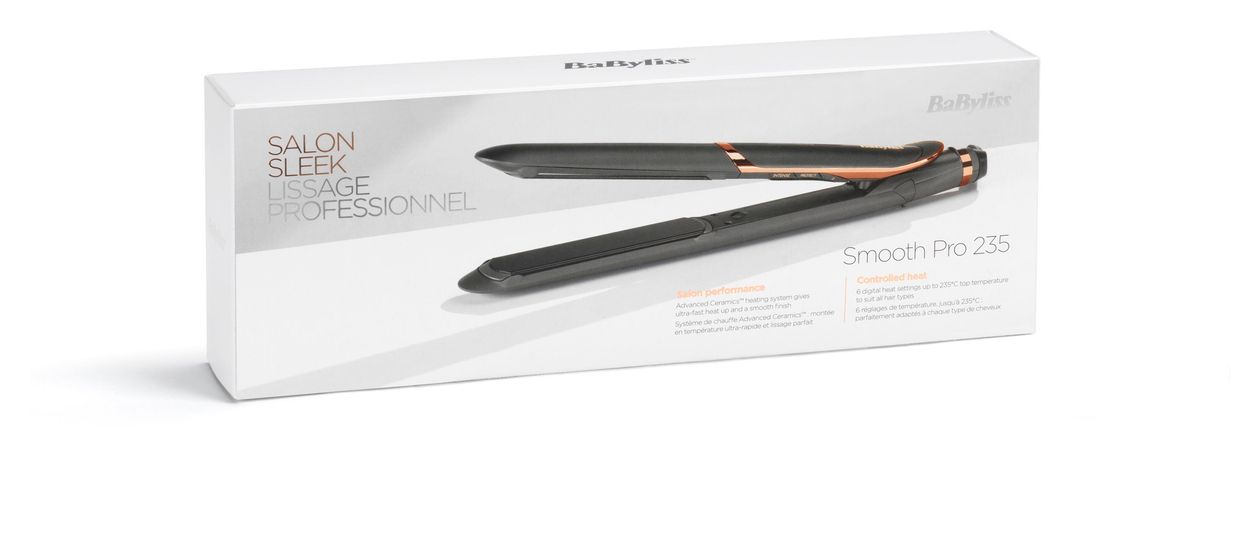 ST394E Smooth Pro 235 Haarglätter 42 W  (Schwarz) 