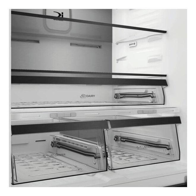 KGDDNF182XLCIN 353 l / 157 l Kühl-Gefrierkombi freistehend NoFrost 210 kWh Jahr  (Edelstahl) 