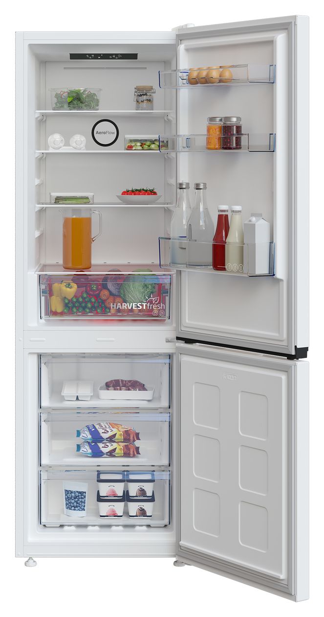 B5RCNA346HW 209 l / 92 l Kühl-Gefrierkombi freistehend NoFrost 200 kWh Jahr  (Weiß) 
