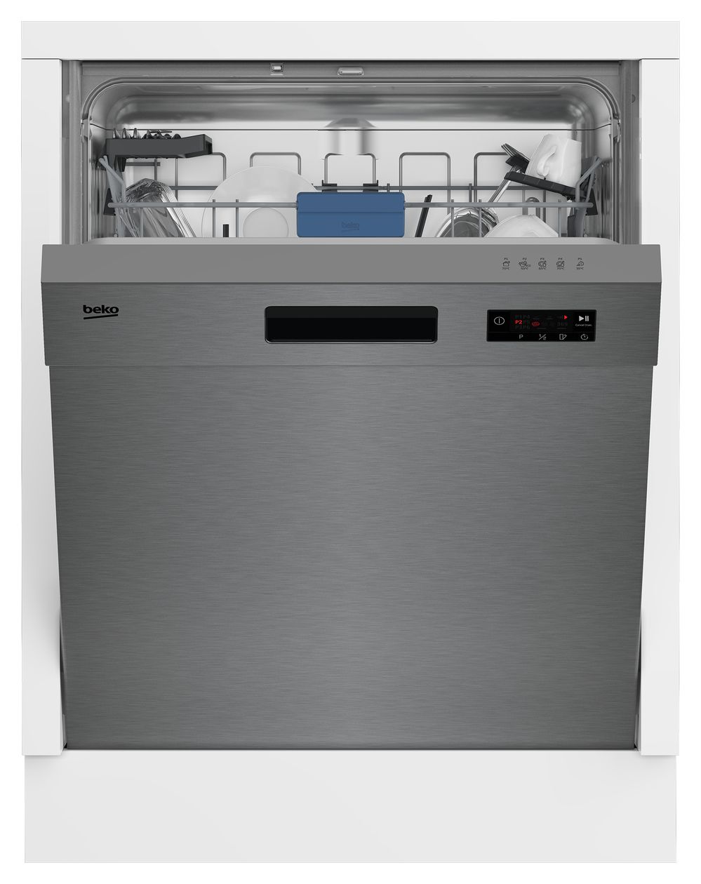BDUN15430X 60 cm Geschirrspüler integriert (ohne Front) Leise 14 Maßgedecke Restwärme 