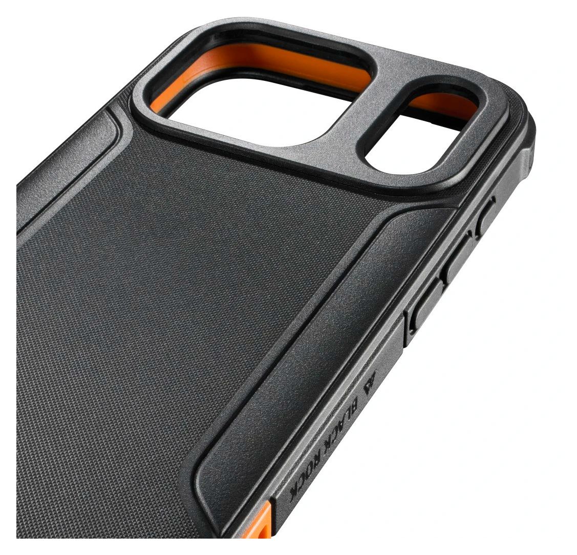 Ultra Robust Cover für Apple iPhone 17 Pro / 18 Pro  (Schwarz, Orange) 
