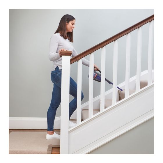 BHHV520BFP Dustbuster Handstaubsauger Beutellos bis 20 min Laufzeit 18 V  (Schwarz, Violett) 