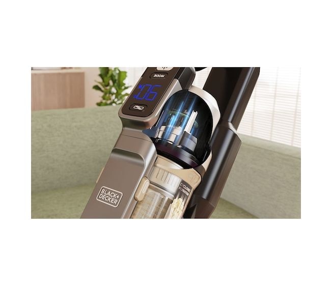 BSV525BLP-QW Handstaubsauger Beutellos bis 70 min Laufzeit 18 V  (Schwarz) 