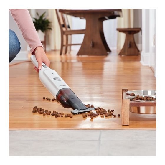 HLVC315B11 Handstaubsauger Beutellos bis 10 min Laufzeit 12 V  (Weiß) 