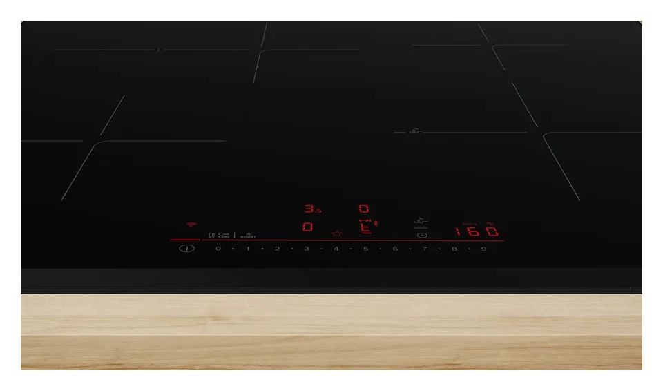 HBD436AB64 (HBA4340B3 + PIF695HC1E) Backofen-Set groß AutoClean Ecoclean mit autarkem 60 cm Induktions Kochfeld 