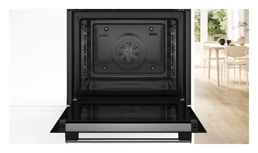 HBD672LS83 (HBG578BS3 + PKH845BB1D) Backofen-Set groß AutoClean mit autarkem 80 cm Glaskeramik Kochfeld 