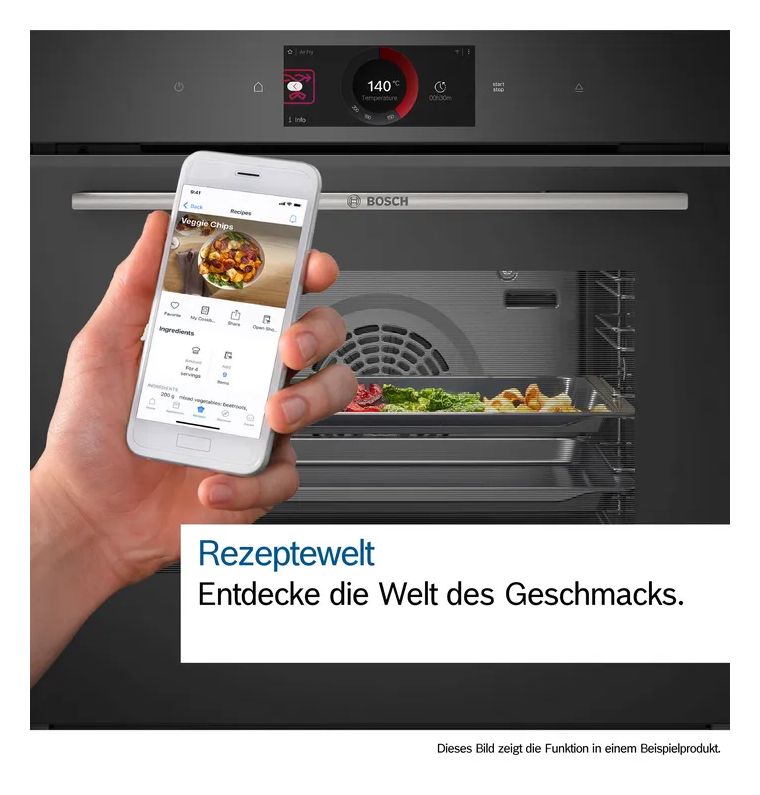 HBDMATTK10 (HBG972KB1 + PVQ69BHC1E) Backofen-Set groß AutoClean mit autarkem 60 cm Induktions Kochfeld 
