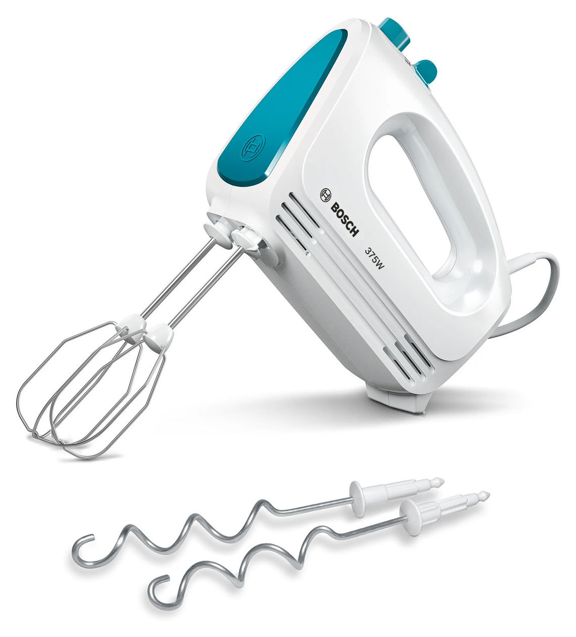 MFQ2210D CleverMixx Fun Handmixer 375 W 4 Stufen  (Blau, Weiß) 