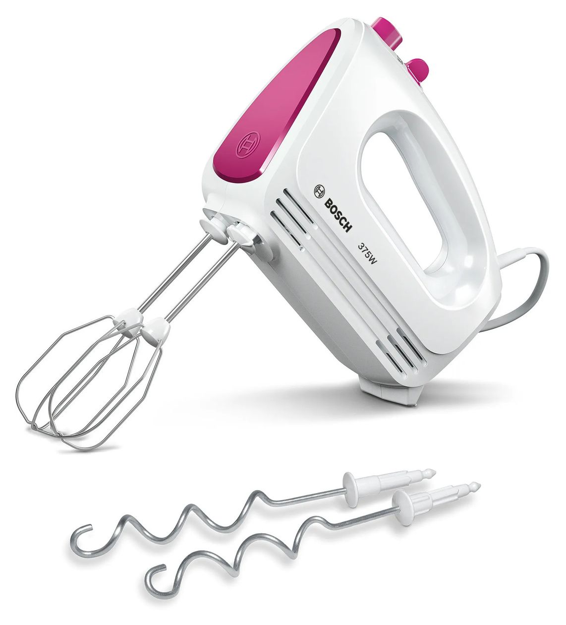 MFQ2210P CleverMixx Fun Handmixer 375 W 4 Stufen  (Pink, Weiß) 