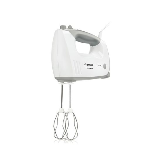 MFQ36400 ErgoMixx Handmixer 450 W 5 Stufen  (Grau, Weiß) 