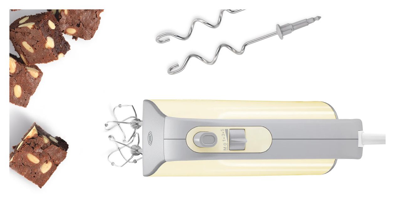 MFQ40301 Styline Colour Handmixer 5 Stufen 500 W  (Vanille, Silber) 