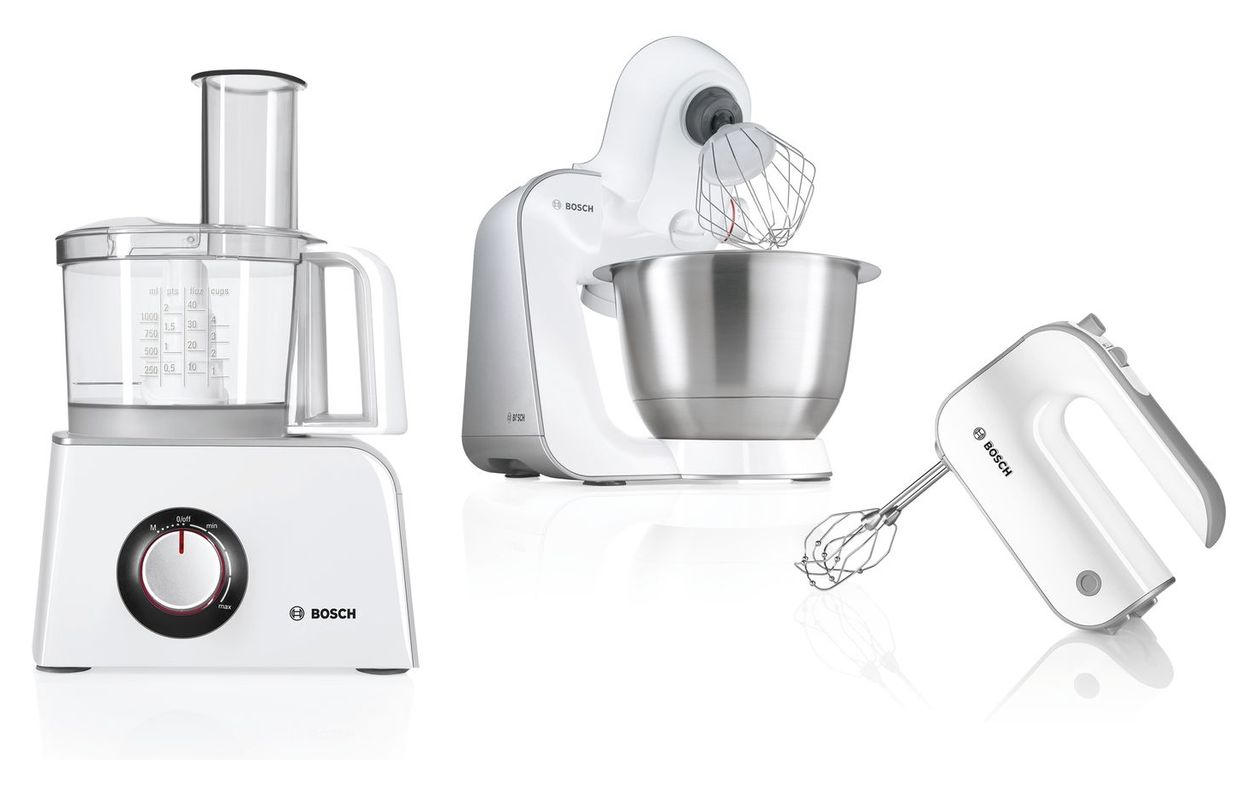 MFQ4080 Styline Handmixer 500 W 5 Stufen  (Silber, Weiß) 