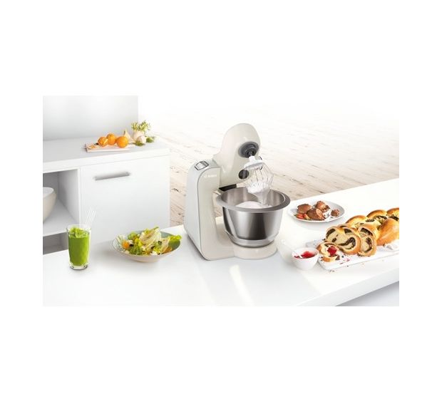 MUM58L20 1000 W Küchenmaschine 3,9 l (Grau, Edelstahl, Weiß) 