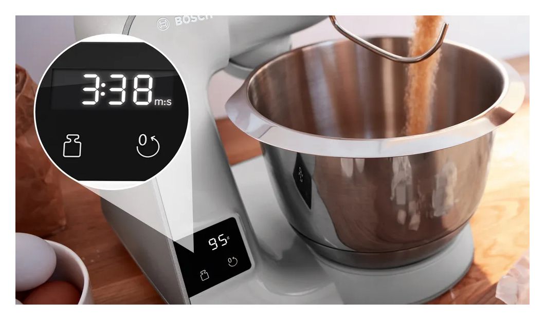 MUM5XL72 1000 W Küchenmaschine 3,9 l mit Waage  (Grau, Silber) 
