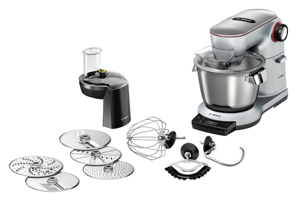 MUM9DX5S31 OptiMUM Küchenmaschine 5,5 l Standmixer 7 Stufen 1600 W  (Aluminium/Schwarz) 