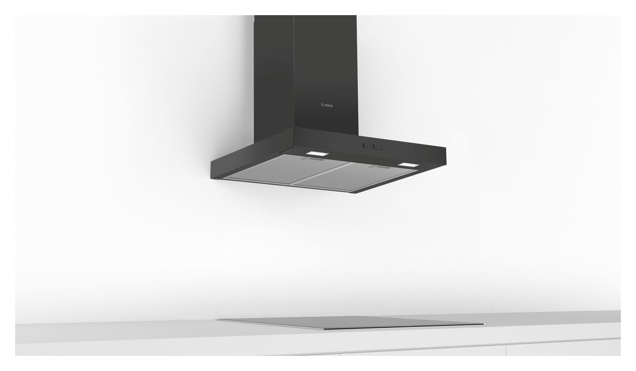 Serie 2 DWB66BC60 Abluft Dunstabzugshaube/Esse Wand 60 cm (Schwarz) 