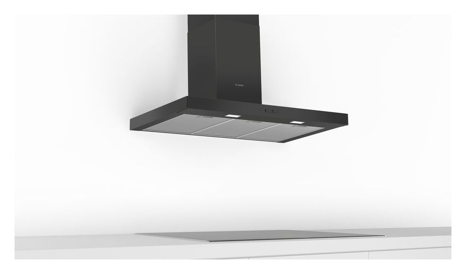 Serie 2 DWB96BC60 Abluft/Umluft Dunstabzugshaube/Esse Wand 90 cm (Schwarz) 