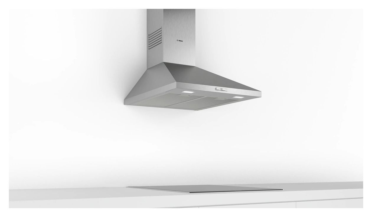 Serie 2 DWP65BC51 Umluft Dunstabzugshaube/Esse Wand 60 cm (Silber) 