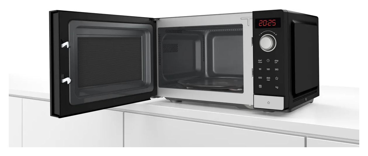 Serie 2 FFL023MS2 Freistehende Mikrowelle 800 W Größe: klein  (Schwarz, Edelstahl) 