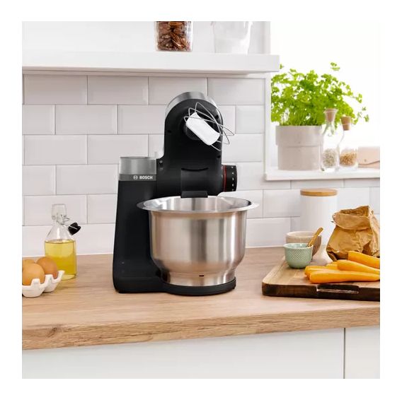 Serie 2 MUMS2VM00 900 W Küchenmaschine 3,8 l  (Schwarz, Silber) 