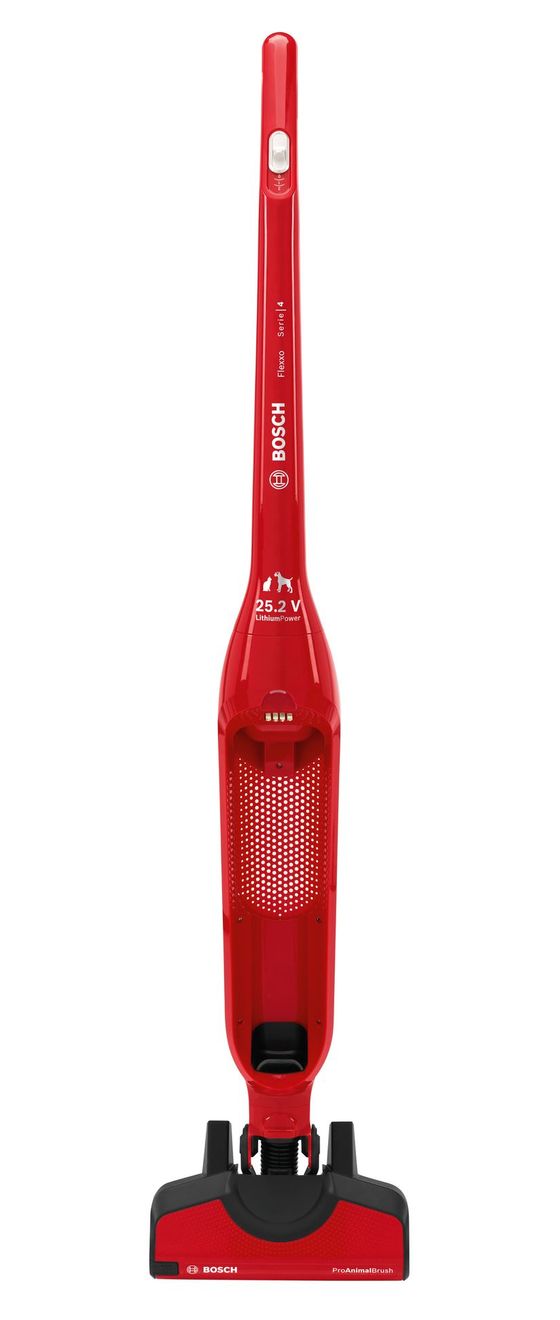 Serie 4 BBH3ZOO25 Handstaubsauger Beutellos bis 55 min Laufzeit 25,2 V  (Rot) 