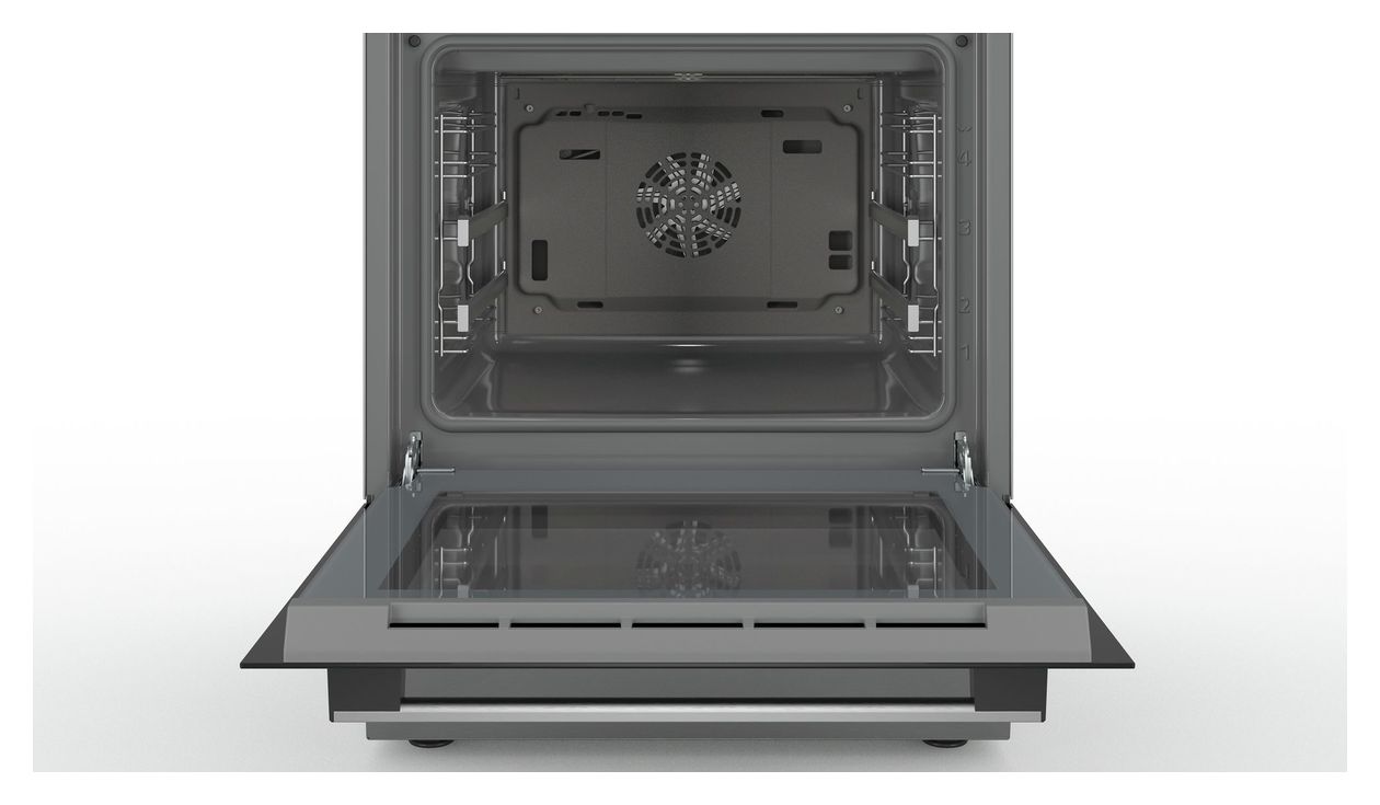 Serie 4 HKR39C250 Freistehender Herd Elektro normal Variabler Doppelgrill 7 Beheizungsarten mit Glaskeramik Kochfeld 