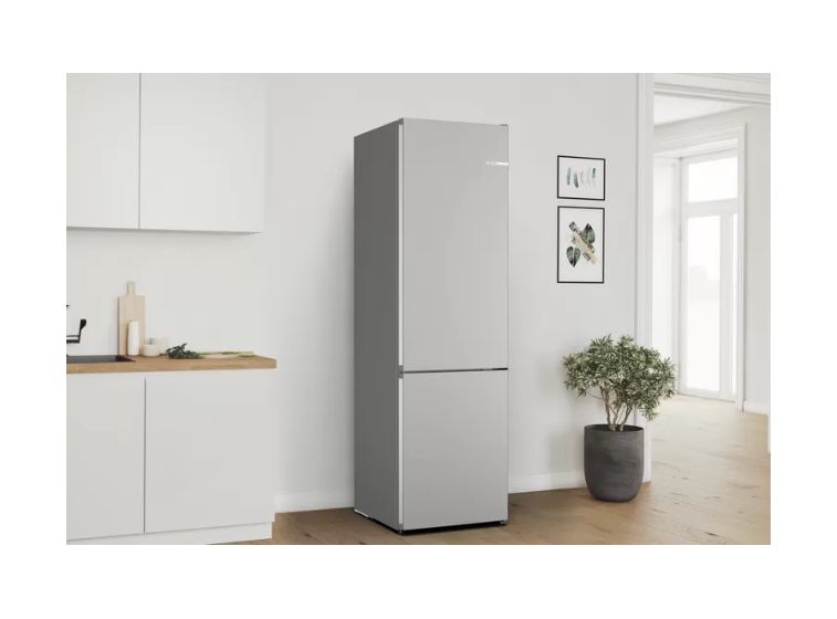 Serie 4 KGN392ICF 260 l / 103 l Kühl-Gefrierkombi freistehend 162 kWh Jahr  (Edelstahl) 