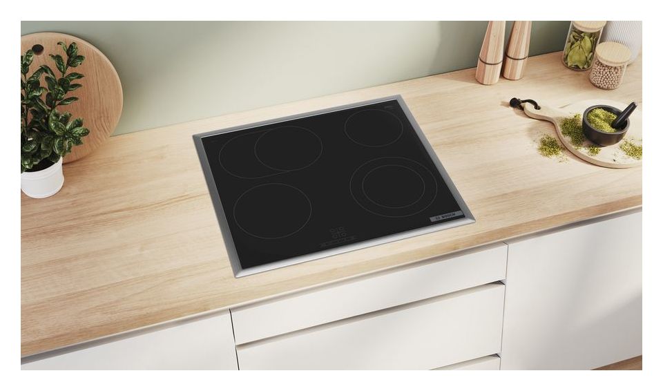 Serie 4 PKN645BA2E autarkes 60 cm Glaskeramik Kochfeld/Herdplatte 4 Zone(n) 