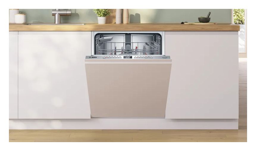 Serie 4 SBV4EBX02D 60 cm Geschirrspüler vollintegriert (ohne Front) Sehr leise 13 Maßgedecke aquaStop Funktion Wärmetauscher 