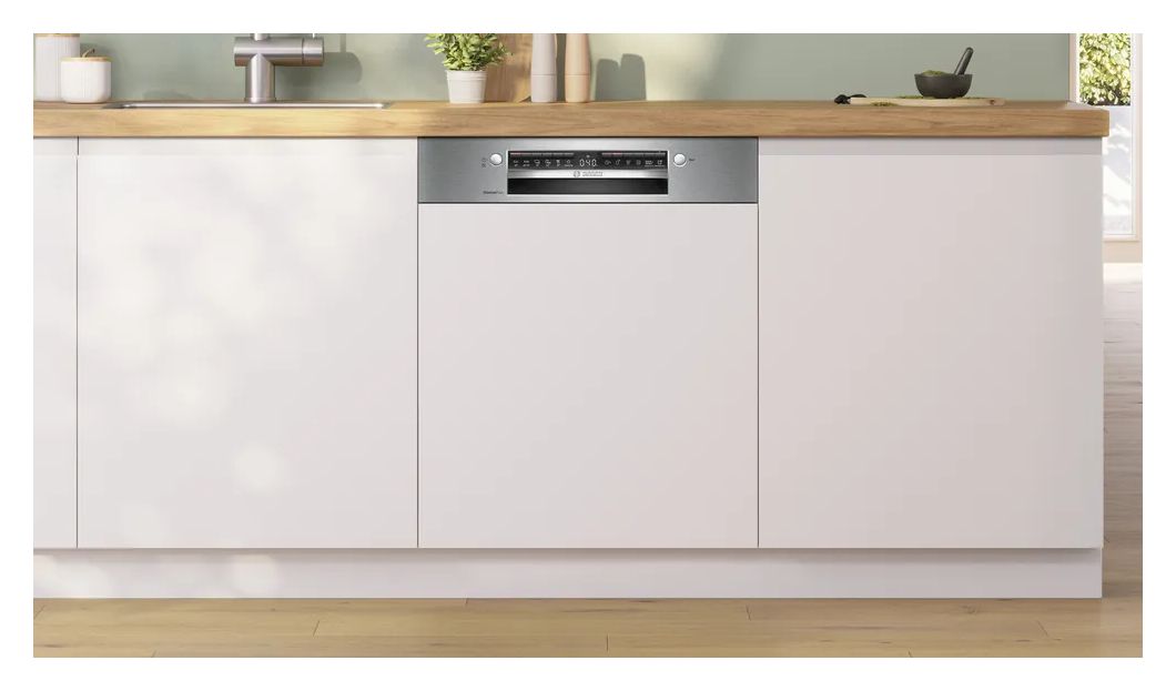 Serie 4 SMI4EAS28E 60 cm Geschirrspüler teilintegriert (ohne Front) Sehr leise 13 Maßgedecke aquaStop Funktion Wärmetauscher 