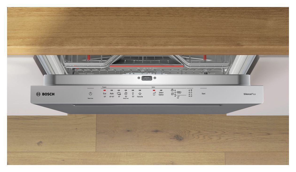 Serie 4 SMP4ECS71S 60 cm Geschirrspüler unterbaufähig Sehr leise 14 Maßgedecke aquaStop Funktion 