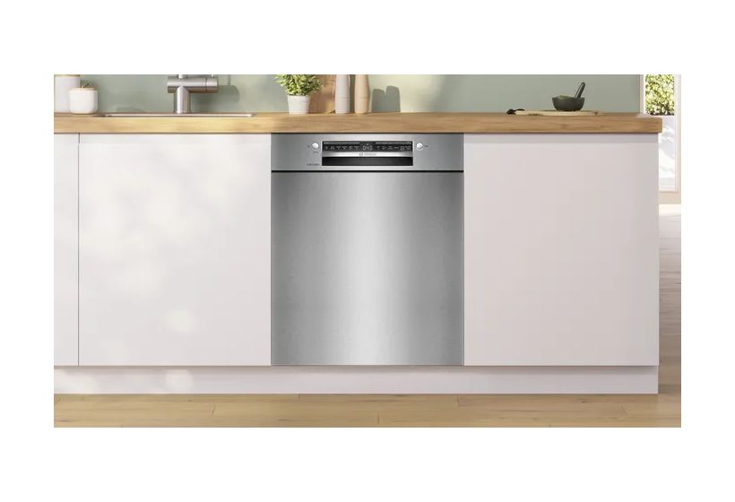 Serie 4 SMU4EUS00D 60 cm Geschirrspüler unterbaufähig Leise 13 Maßgedecke aquaStop Funktion Wärmetauscher 