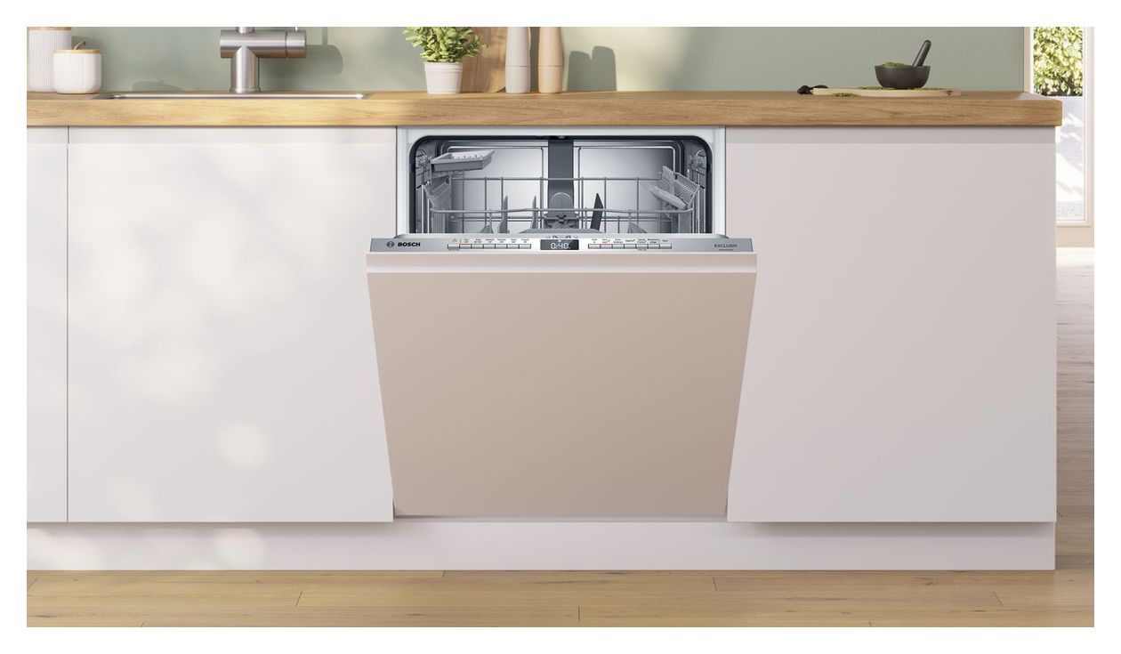 Serie 4 SMV4EBX03D 60 cm Geschirrspüler vollintegriert (ohne Front) Sehr leise 13 Maßgedecke aquaStop Funktion Wärmetauscher 