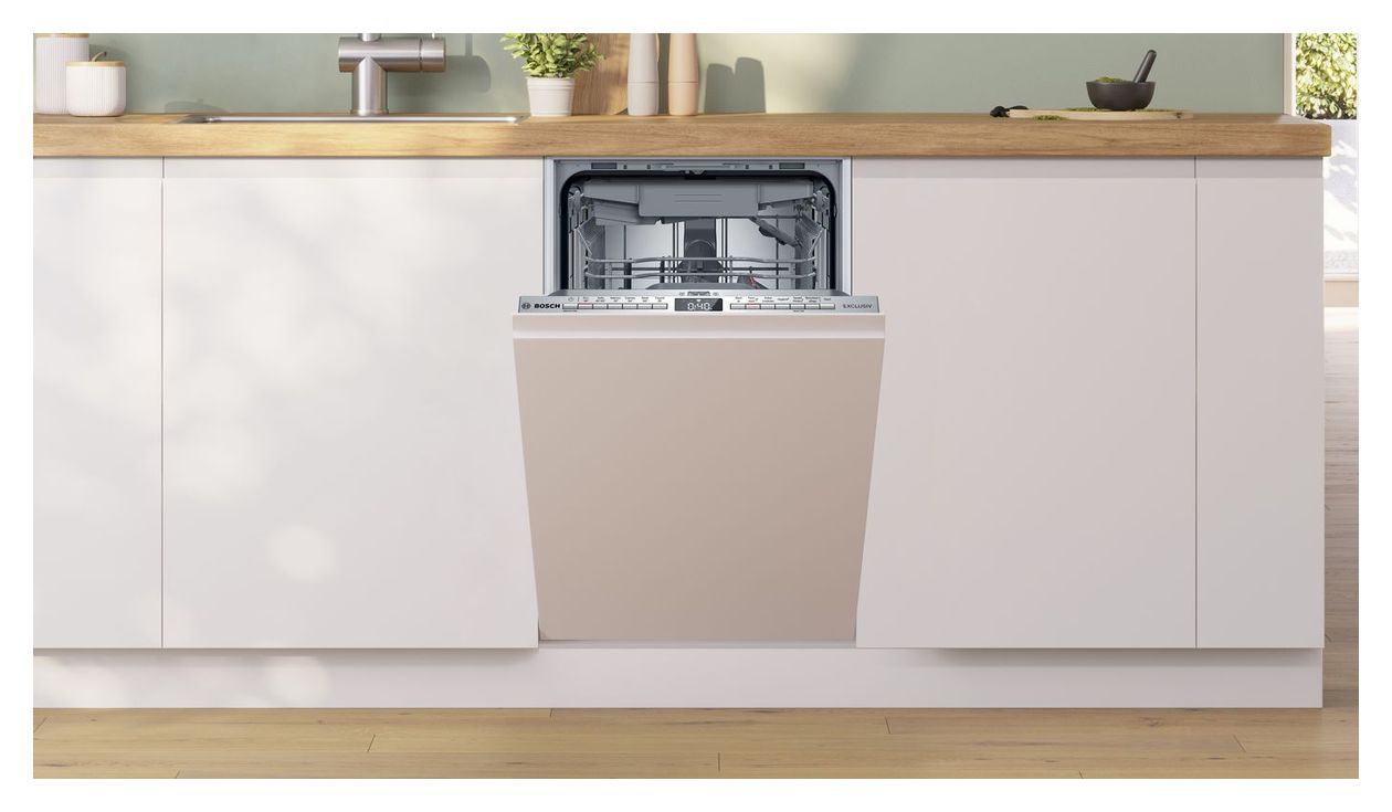 Serie 4 SPD4EMX02D 45 cm Geschirrspüler vollintegriert (ohne Front) Leise 10 Maßgedecke Wärmetauscher 