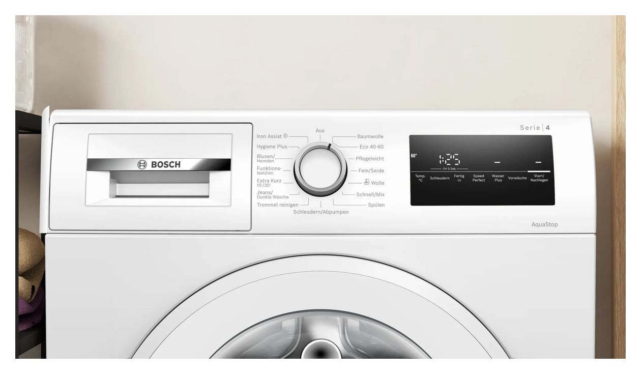 Serie 4 WAN2829E 8 kg Frontlader Waschmaschine 1400 U/min aquaStop Funktion 
