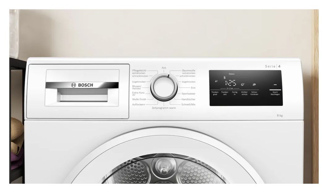 Serie 4 WTH85V94 Kondensations Trockner Frontlader 