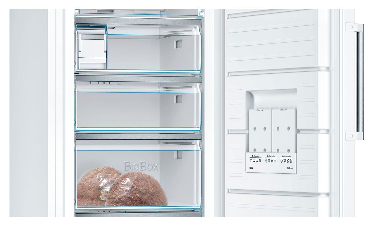 Serie 6 GSN51AWCV 290 l Gefrierschrank 161 kWh Jahr NoFrost  (Weiß) 